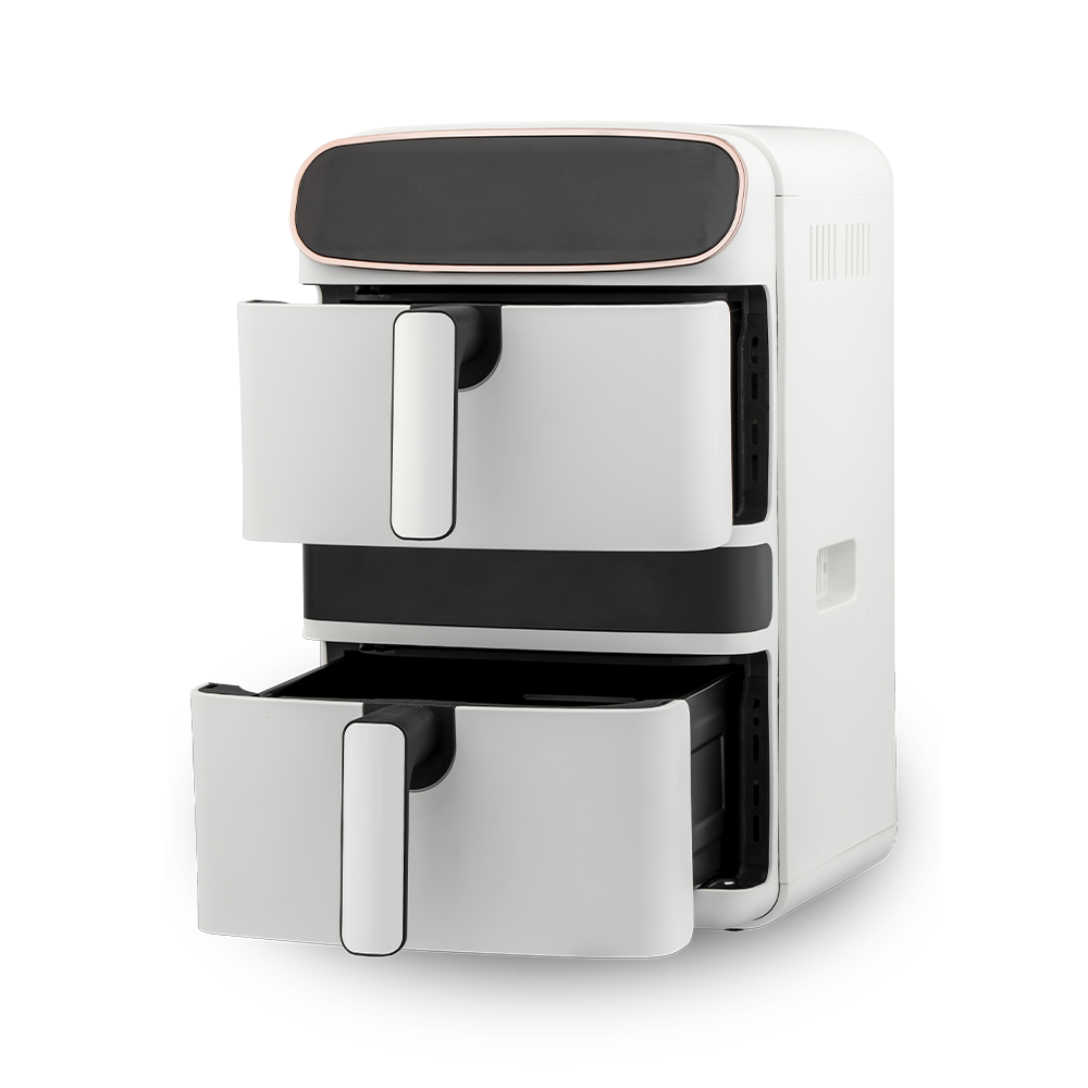 Fryer Aeir Cruacha Dúbailte Le Mótar BLDC